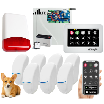 ZESTAW ALARMOWY ROPAM NeoLTE-IP-PS-SET 7x BINGO Plus TPR-4WS-P POWIADOMIENIE GSM